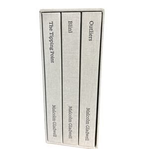 Tipping Point Blink Outlliers Malcolm Gladwell 1st Edition 1st Printing 3 Vol